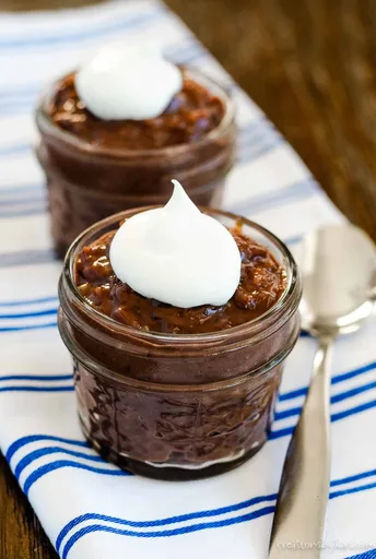 Arroz con leche de chocolate