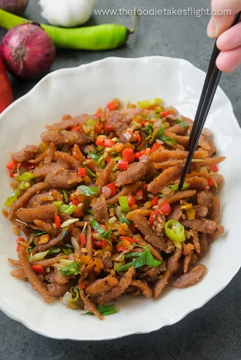 Salt and Pepper “Pork” Strips (Vegan)