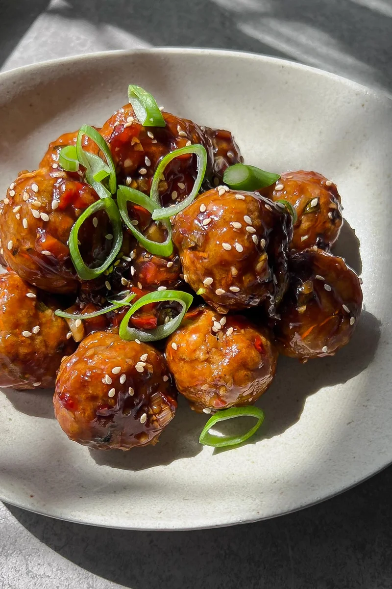 Soy Garlic Tofu Balls