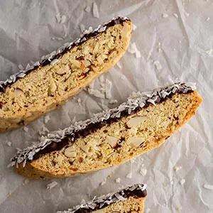 Almond Joy Biscotti