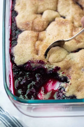 EASY Gluten-Free Blueberry Cobbler