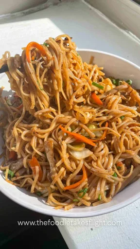 Fideos de arroz salteados fáciles
