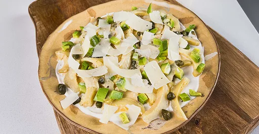 Carpaccio de alcachofas