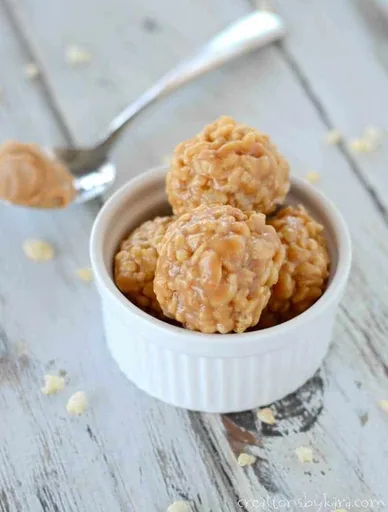 Rice Crispy Peanut Butter Balls