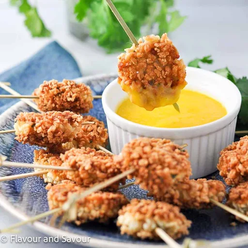 Thai Shrimp Cakes with Mango Dipping Sauce