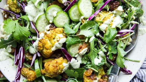 Curried Cauliflower Quinoa Salad