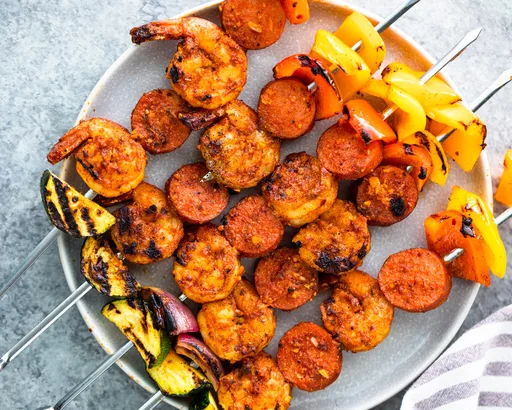 Grilled Cajun Shrimp Kabobs