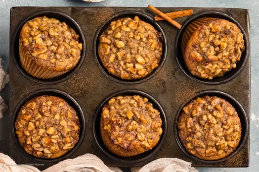 Walnut and Banana Muffins
