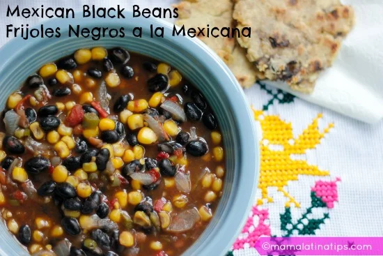Fast Mexican Black Beans