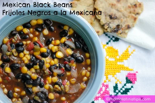Frijoles Negros Mexicanos Rápidos