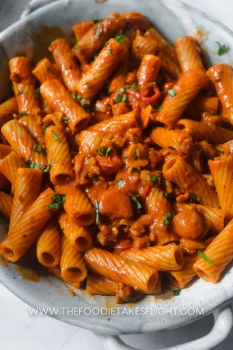 Tomato Gochujang Pasta (Vegan)