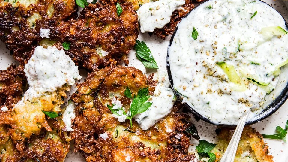 Mediterranean-Style Zucchini Fritters