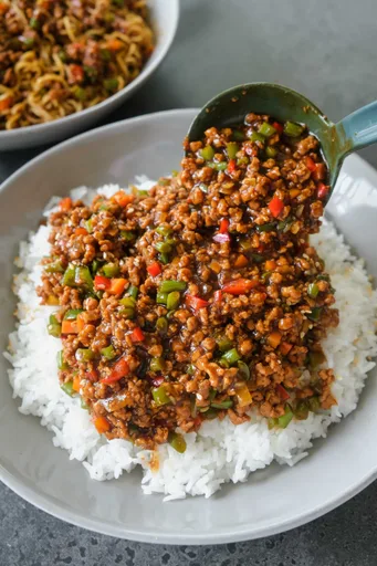 Chinese-Style “Meat” Sauce (Vegan Recipe)