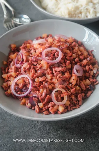 Vegan Corned “Beef” Hash, Filipino-Style