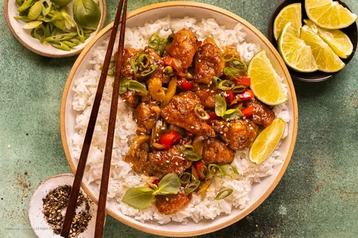 Pollo a la Pimienta al Estilo Chino