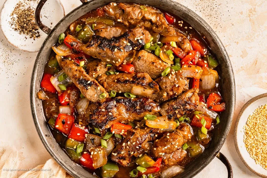 Chinese Pepper Steak with Onions