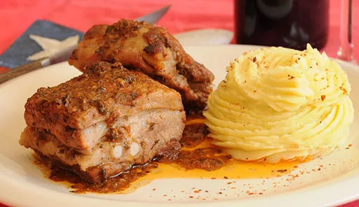 Costillar de cerdo al horno