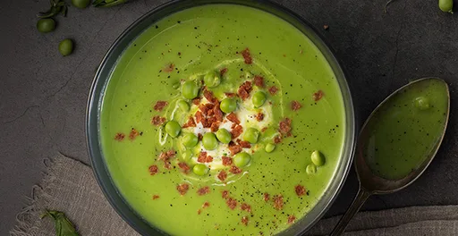 Crema de Arvejas con Tocino