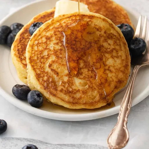 Fluffy Cornmeal Pancakes