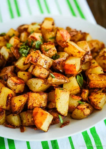 Patatas con mezcla de sopa de cebolla