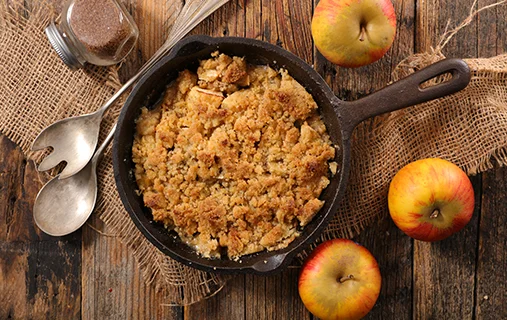 Apple crumble