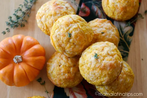 Pumpkin Cornbread Muffins