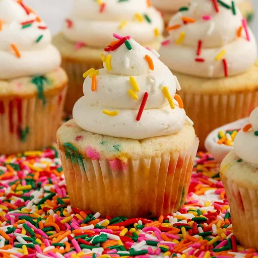 Gluten-Free Funfetti Cupcakes