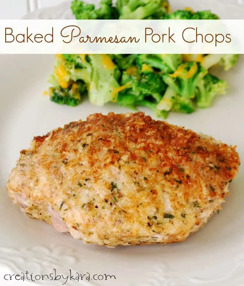 Parmesan Baked Pork Chops
