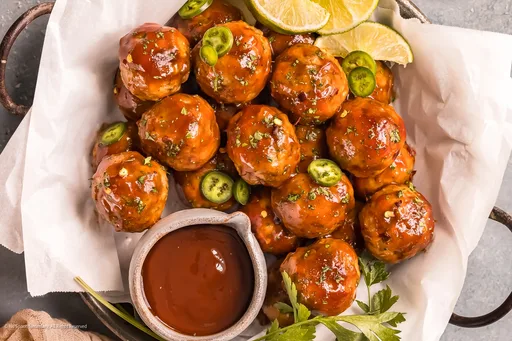 Dr Pepper Meatballs