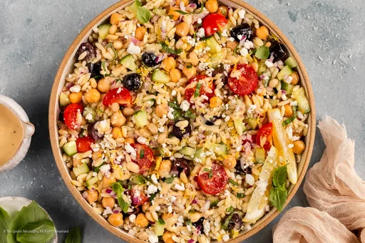 Greek Pasta Salad Orzo Recipe