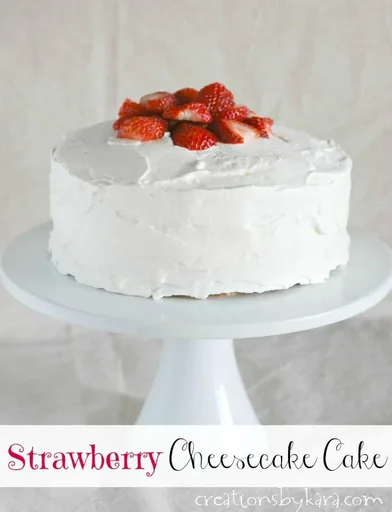 Strawberry Cheesecake Cake