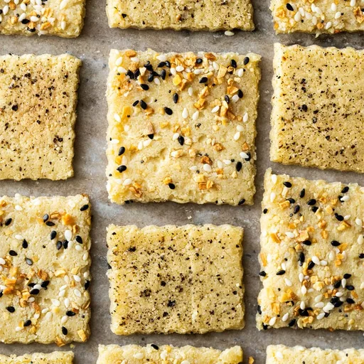 (40 Second!) Ultra Easy Keto Crackers