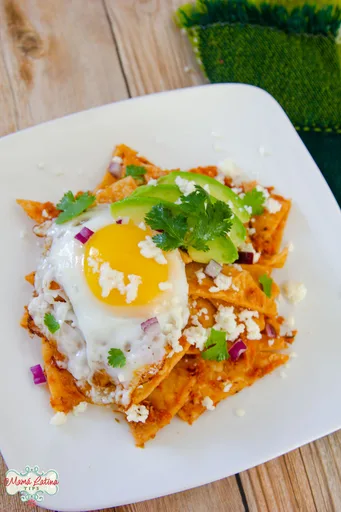 Receta de chilaquiles rojos
