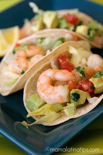 Tacos de camarón