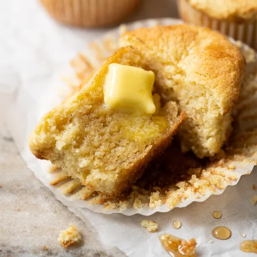 (1g net carb!) Keto ‘Cornbread’ Muffins