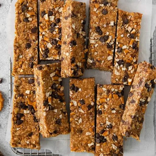Healthy Peanut Butter Oatmeal Bars (No-Bake!)