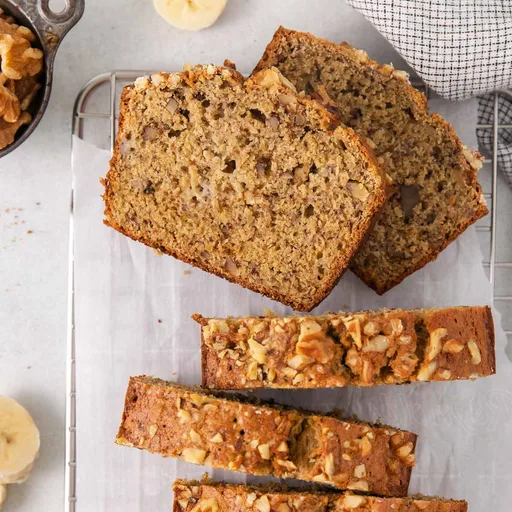 Oat Flour Banana Bread (Gluten-Free!)