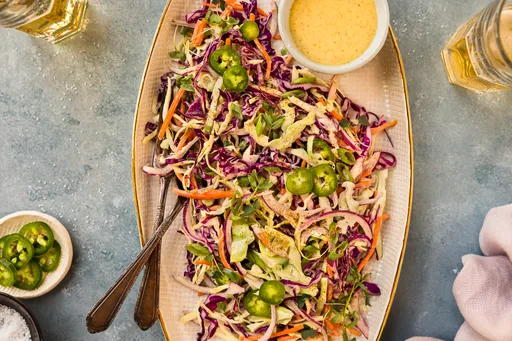 Jalapeño Coleslaw: Sweet and Spicy Slaw