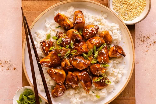 Pollo al bourbon estilo chino