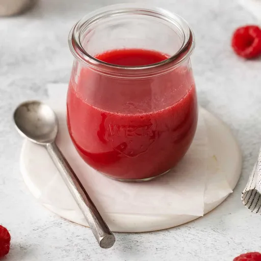 Fresh Raspberry Coulis (3-Ingredients!)