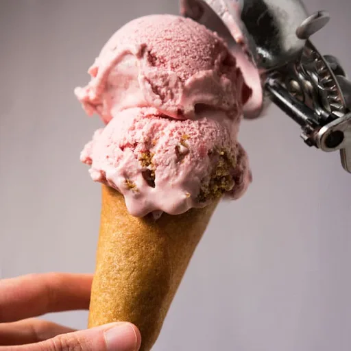 (No-Churn!) Strawberry Cheesecake Ice Cream