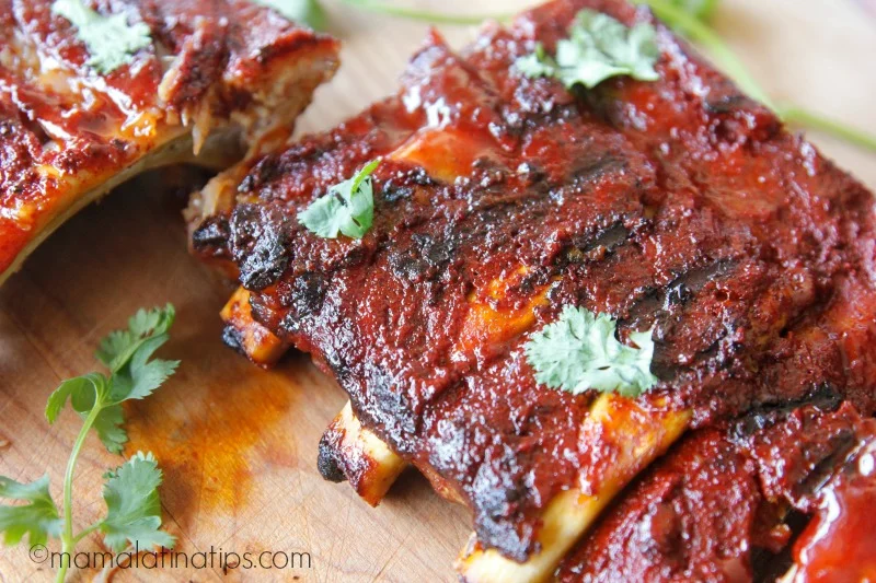 Costillas de Cerdo al Achiote
