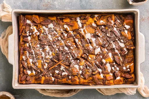 Pumpkin French Toast Casserole