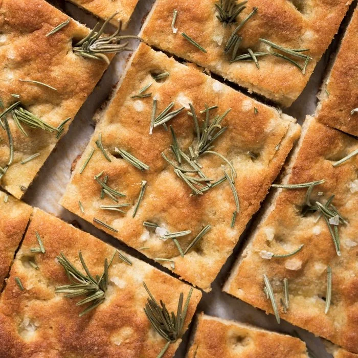 Rosemary Keto Focaccia Bread (with yeast!)
