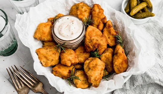 Nuggets de Pollo Caseros