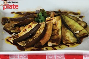 Berenjena a la parrilla al estilo italiano