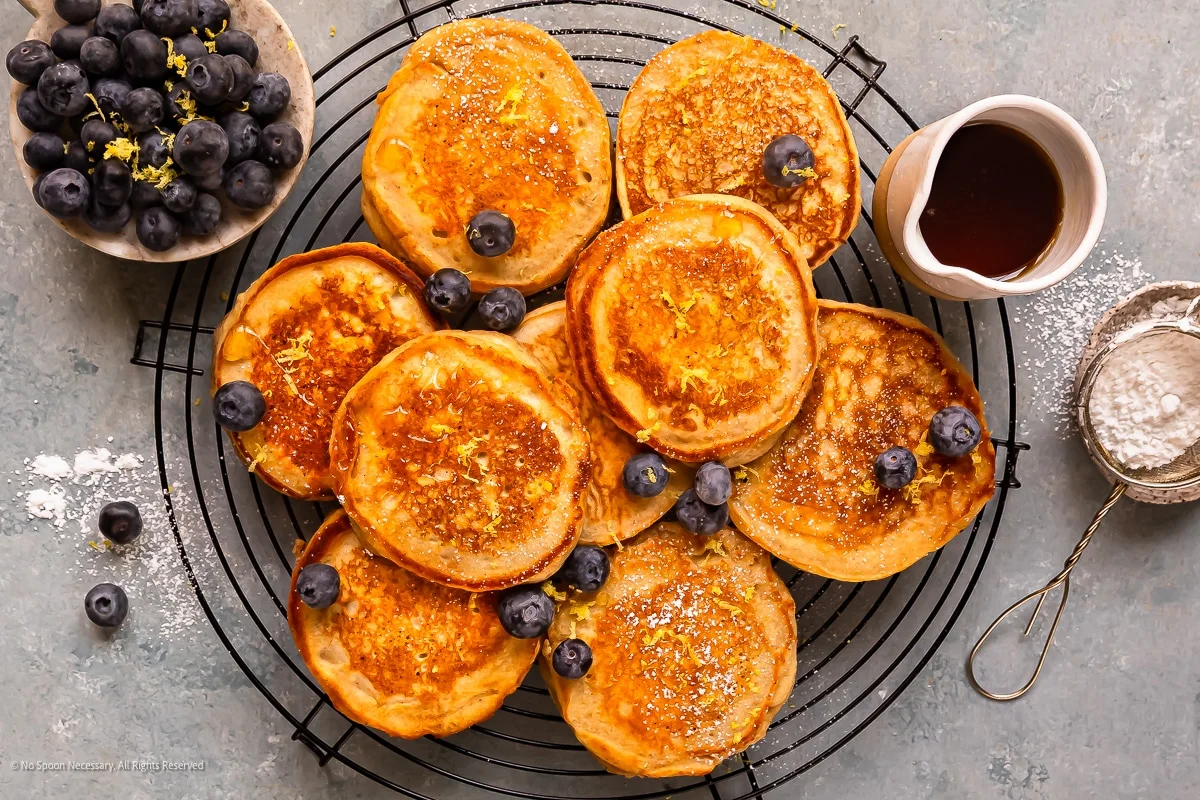 Lemon Pancake with Ricotta Cheese