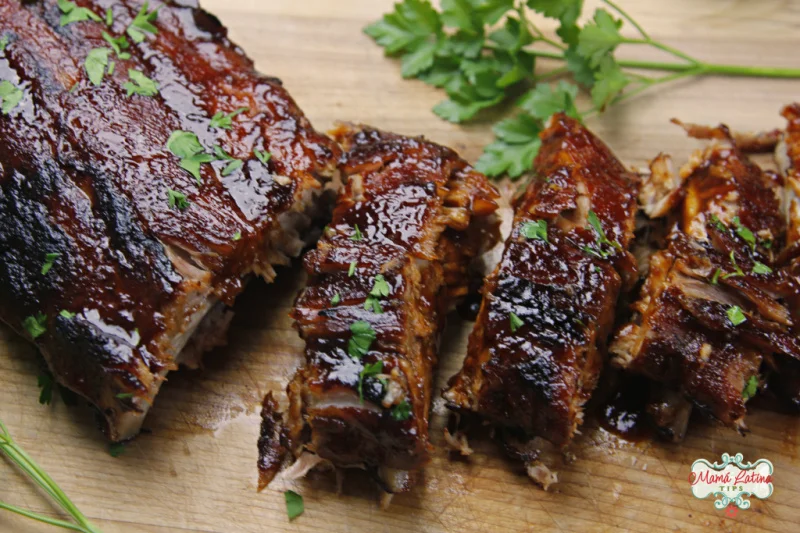 Costillas de Cerdo con Chile Guajillo