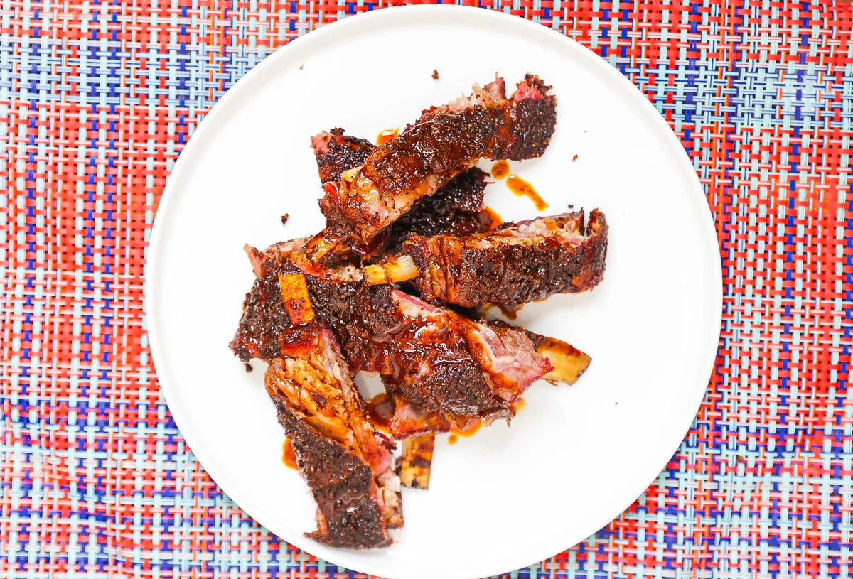 Costillas con especias awaze