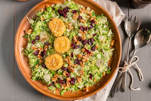 Shaved Brussel Sprouts Salad